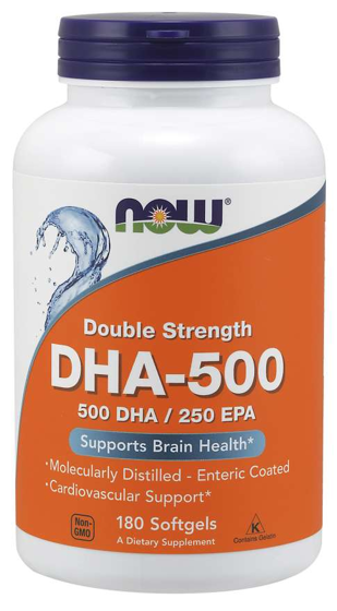 NowFoods DHA-500 Double Strength 180 caps